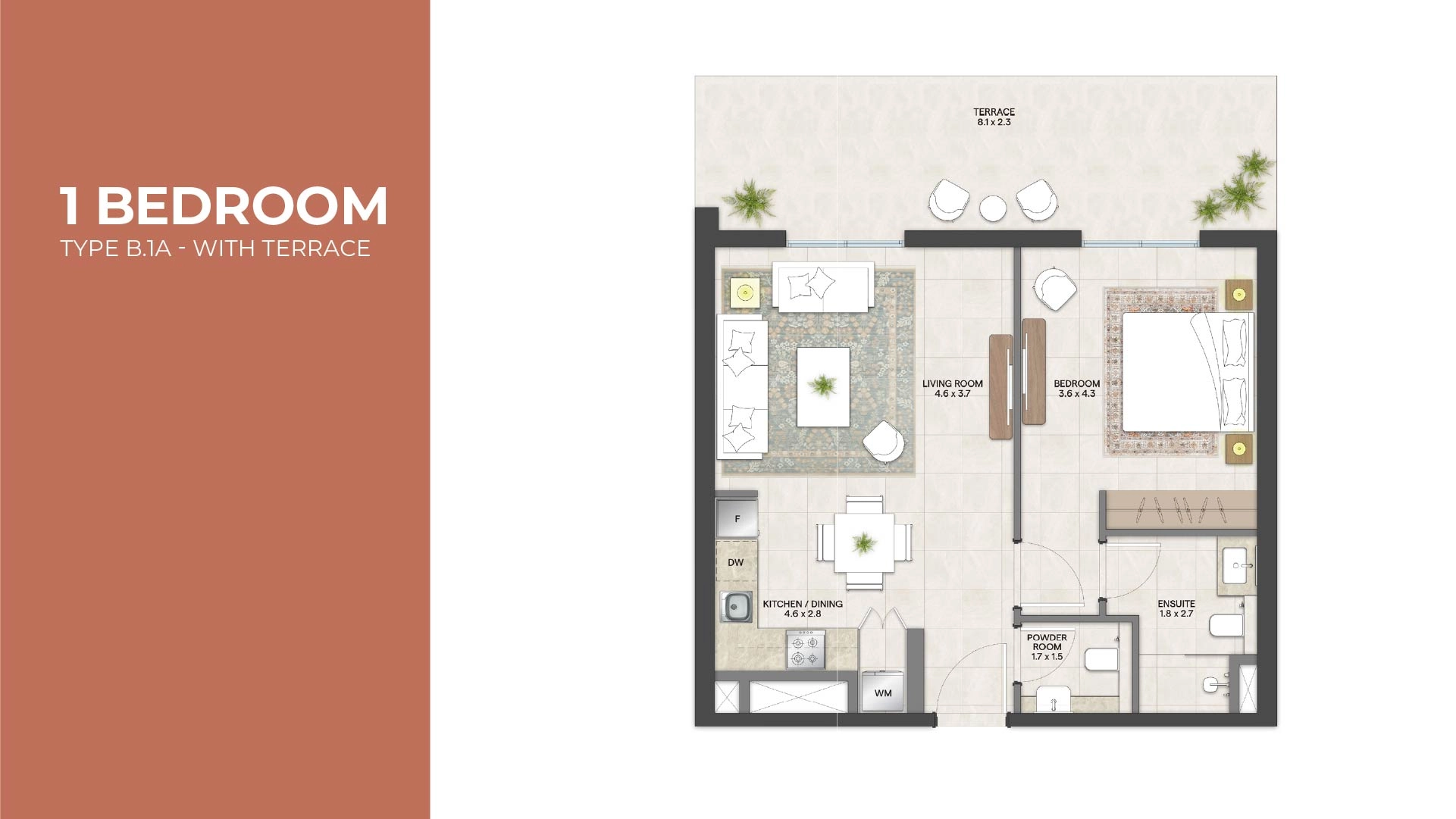 1 BR
